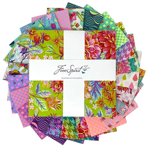 Untamed by Tula Pink fabric 10 inch squares Charm Pack layer cakes