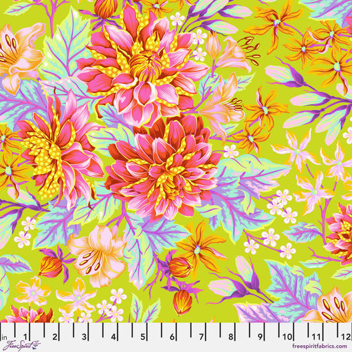 Untamed by Tula Pink fabric Hello Dahlia Moonbeam