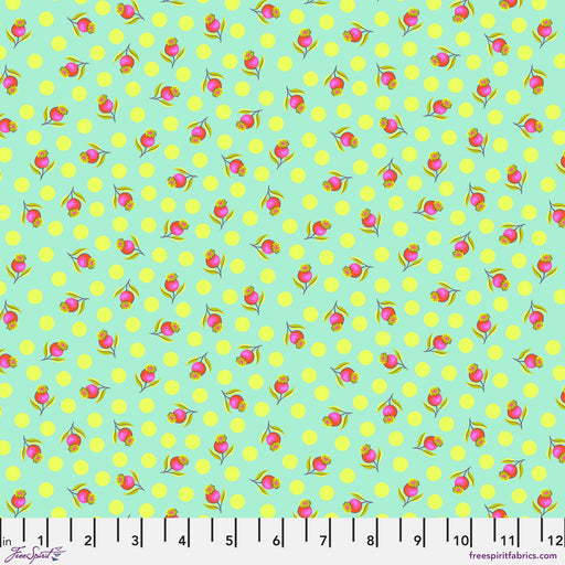 Untamed by Tula Pink fabric Impending Bloom Moonbeam