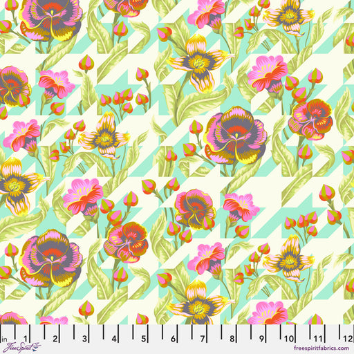 Untamed by Tula Pink fabric Puppy Love Moonbeam