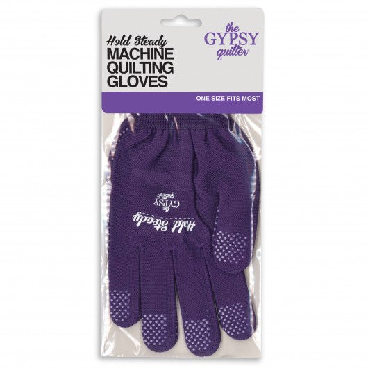 Gypsy Quilter Hold Steady Machine Quilting Gloves