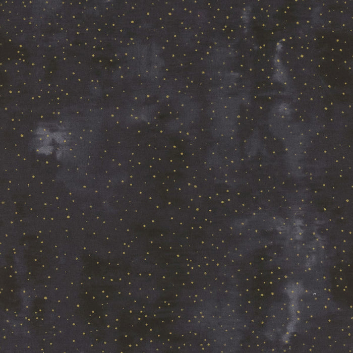 Berries and Birch X7797 4G Black Gold fabric by Hoffman Fabrics