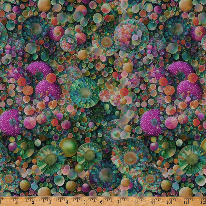Hoffman Fabrics Bubblelicious Abalone fabric X5613-185-ABALONE