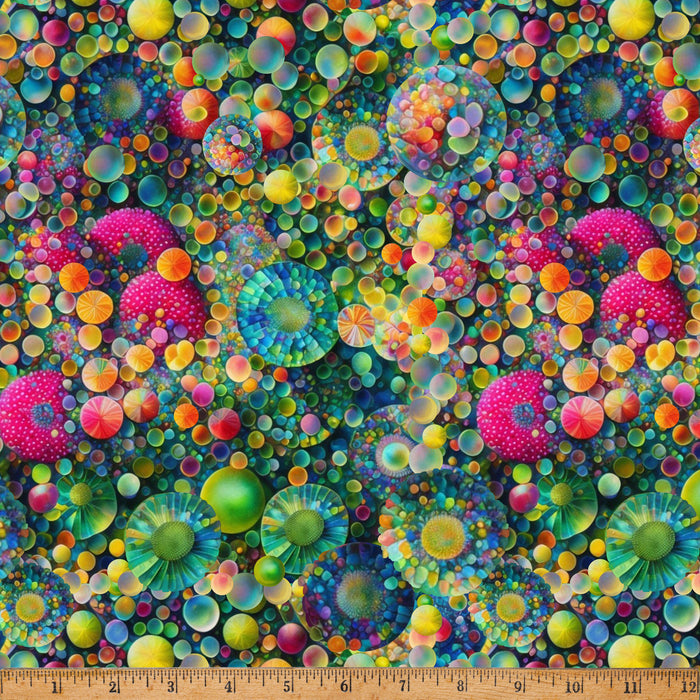 Hoffman Fabrics Bubblelicious Multi fabric X5613-130-MULTI
