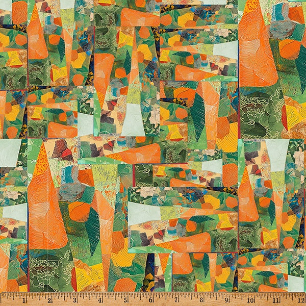 Hoffman Fabrics Crafty Cats March fabric X5717-588-MARCH