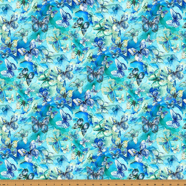 Hoffman Fabrics Flourish Wade fabric X5630-341-Wade