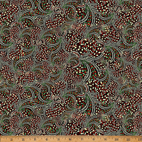 Hoffman Fabrics Mousin’ Around Black fabric X5653-4-Black