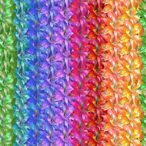 Hoffman Yuletide Blooms Ombre fabric - X5552-681-Ombre