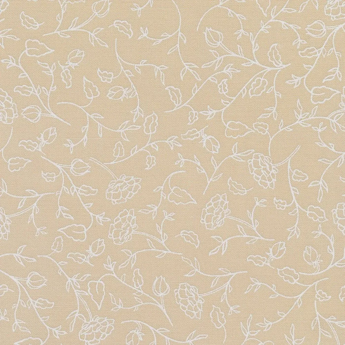 Light as Air Cream fabric - SRK-24089-84 CREAM