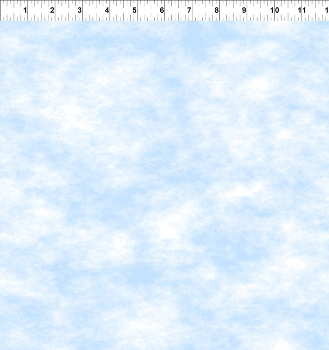 Blooming Day & Night Blue Sky fabric