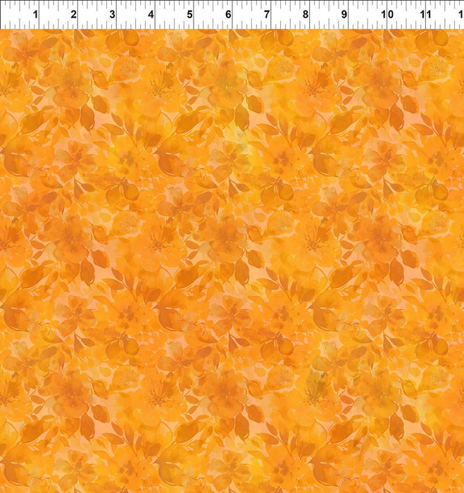 Blooming Day & Night Mango Blooms fabric