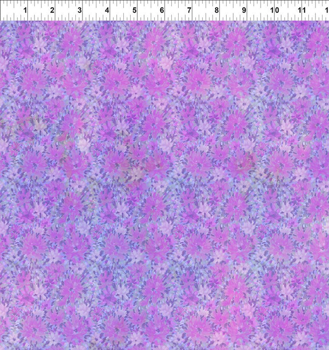 Blooming Day & Night Orchid Impression fabric