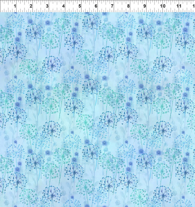Blooming Day & Night Sky Dandies fabric
