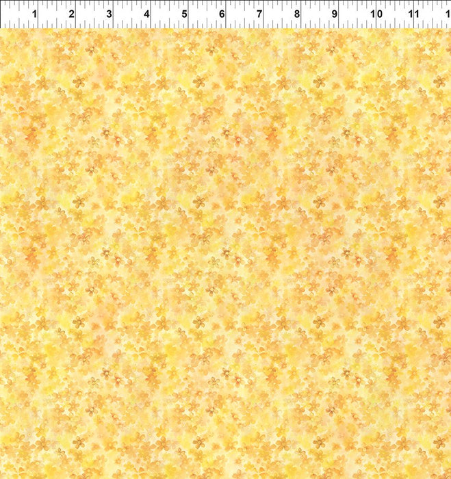 Blooming Day & Night Yellow Petite fabric