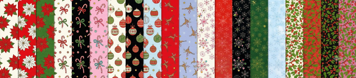 Jolly Collage by Laura Heine | Christmas Quilting Fabric at Flash Sew & Quilt Florida