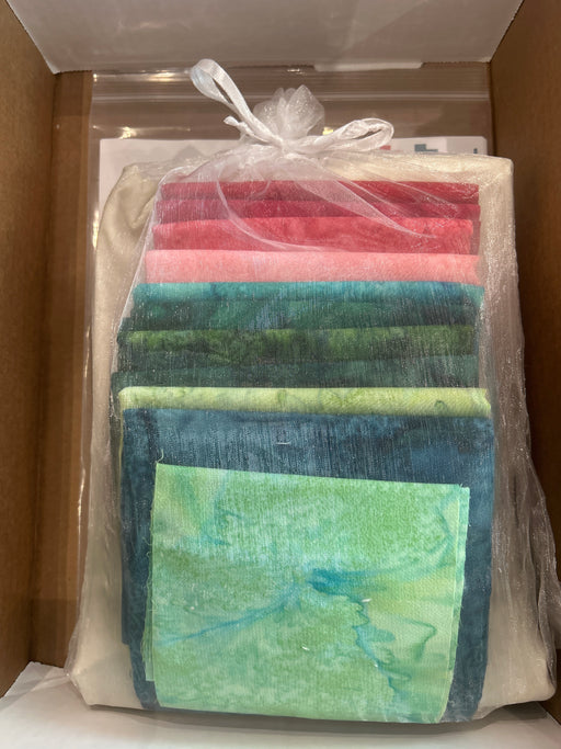 Jolly Noel Palette of the sean quilt kit by Wendy Sheppard for Hoffman Fabrics