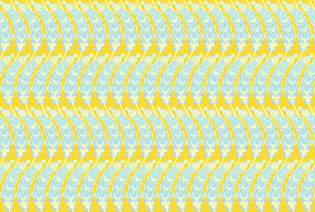 Bells of Ireland in Sunny fabric | Jumpstart fabric collection