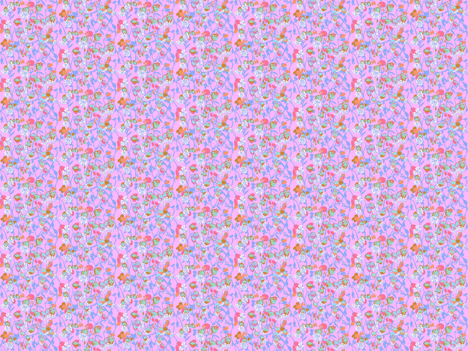 Silene in Periwinkle fabric | Jumpstart fabric collection
