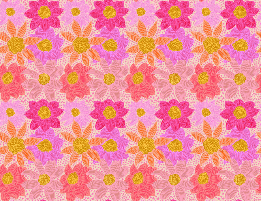 Stars and Stripes in Pink fabric | Jumpstart fabric collection