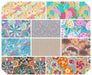 Pastel colors Fat Quarter bundle of precut fabric from Kaffe Fassett August 2023 fabric collection patterns