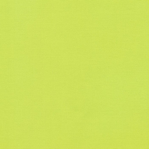Cactus Green Kona Cotton solid fabric by Robert Kaufman. 100% cotton fabric in a vibrant lime green color.