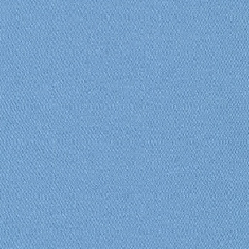 Candy Blue Kona Cotton solid fabric by Robert Kaufman. 100% cotton fabric in a soft light blue color.