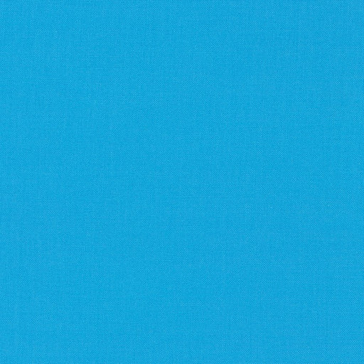 Water Kona Cotton solid quilting fabric by Robert Kaufman. 100% cotton fabric in a turquoise color.