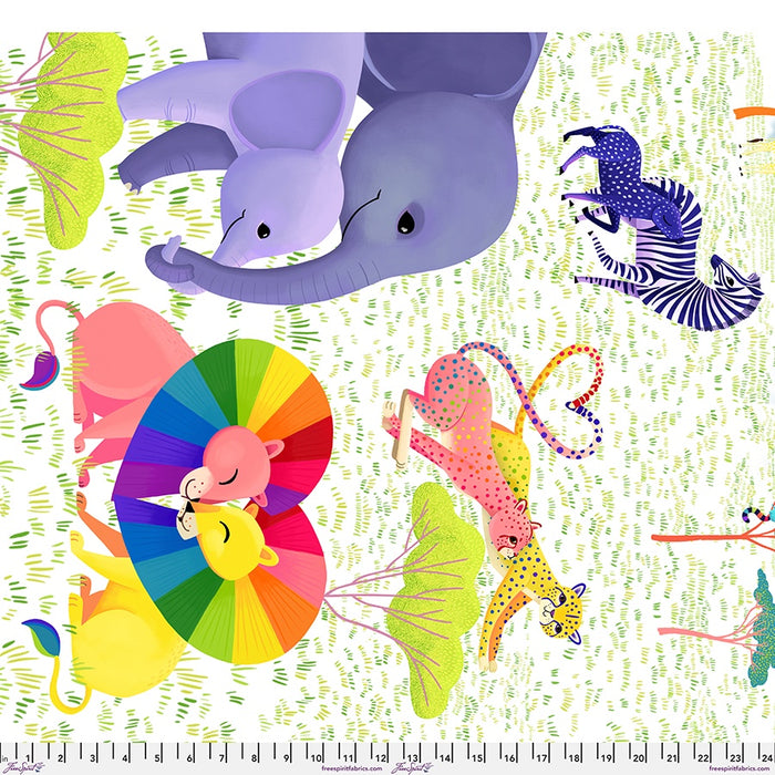 Love in the Wild - Panel fabric || Love in the Wild fabric collection