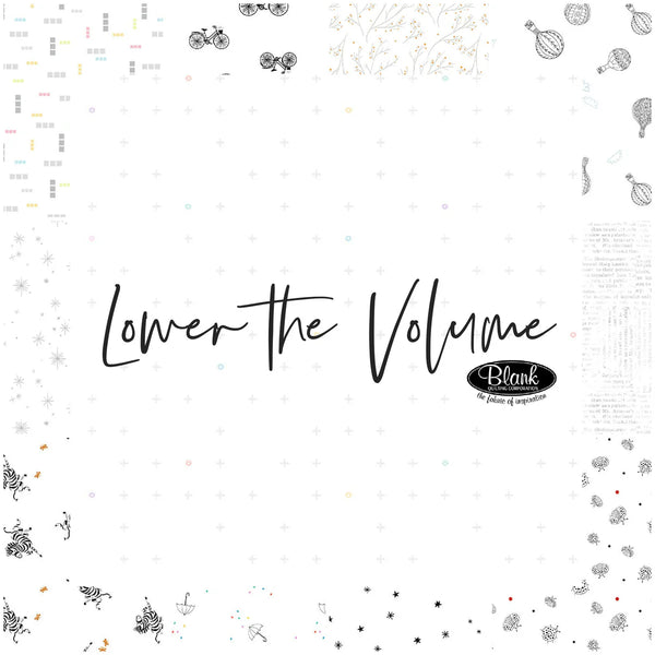 Lower the Volume fabric collection by Blank Quilting Fabrics