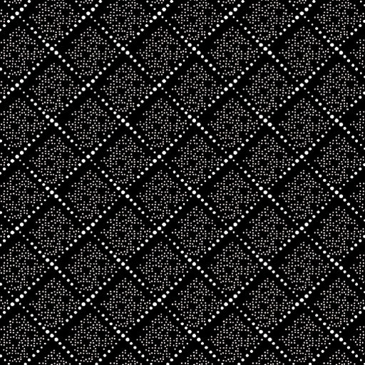 Midnight Rhapsody fabric Diamond Dots in black