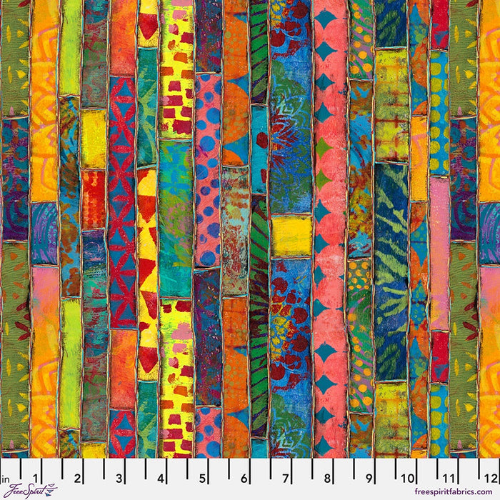 Dragonfly Dance Paper Stripe - Multi fabric - PWSP108.MULTI