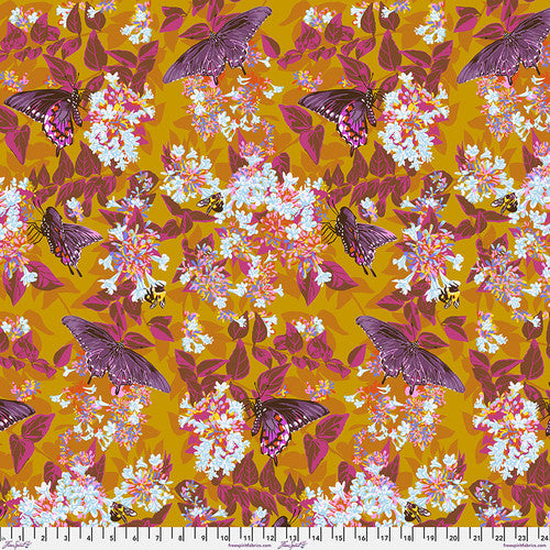Neighborly Honey quilting fabric from the Our Fair Home collection by Anna Maria Horner