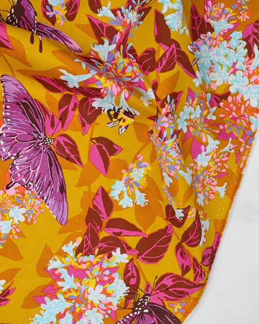 Neighborly Honey quilting fabric from the Our Fair Home collection by Anna Maria Horner