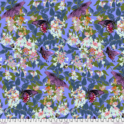 Neighborly Periwinkle quilting fabric from the Our Fair Home collection by Anna Maria Horner