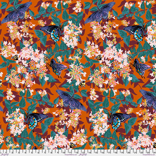 Neighborly Rust quilting fabric from the Our Fair Home collection by Anna Maria Horner