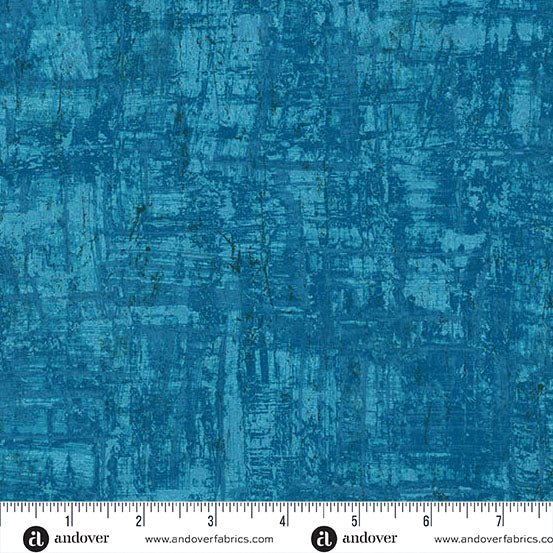 Nitty Gritty Bondi Blue fabric A-1434-T1 with ruler