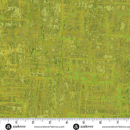 Nitty Gritty Chartreuse fabric A-1434-V with ruler