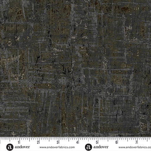 Nitty Gritty Coal fabric A-1434-K with ruler