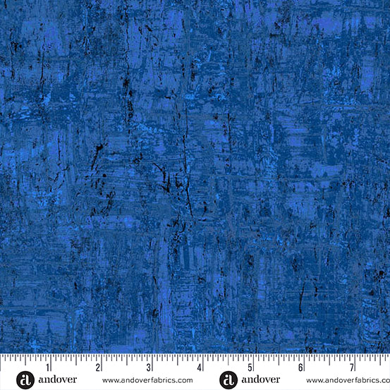 Nitty Gritty Cobalt fabric A-1434-B with ruler