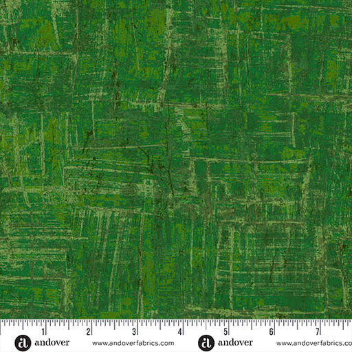 Nitty Gritty Forest fabric A-1434-G with ruler
