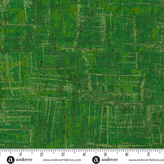 Nitty Gritty Forest fabric A-1434-G with ruler