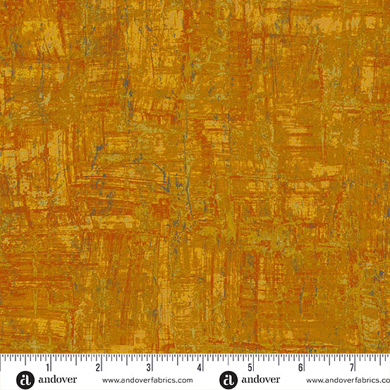 Nitty Gritty Gold fabric A-1434-Y1 with ruler
