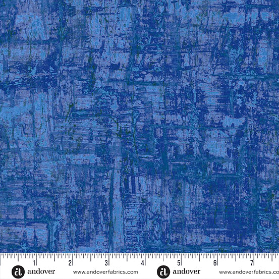 Nitty Gritty Lapis fabric A-1434-B1 with ruler