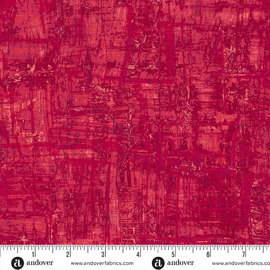 Nitty Gritty Red fabric A-1434-R with ruler