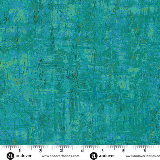 Nitty Gritty Turquoise fabric A-1434-LT with ruler