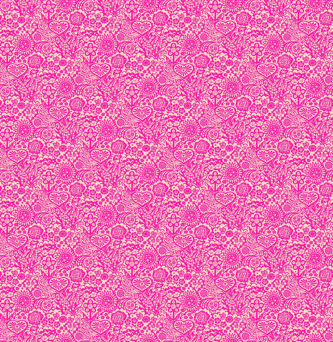 Little Heaven in Haute fabric | Yesterday fabric collection