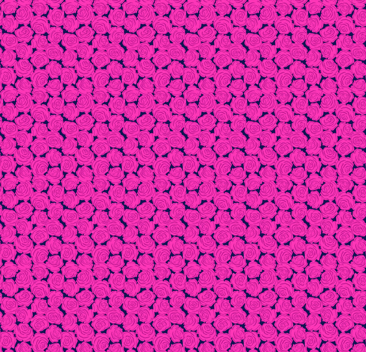 Rosette in Swanky fabric | Yesterday fabric collection