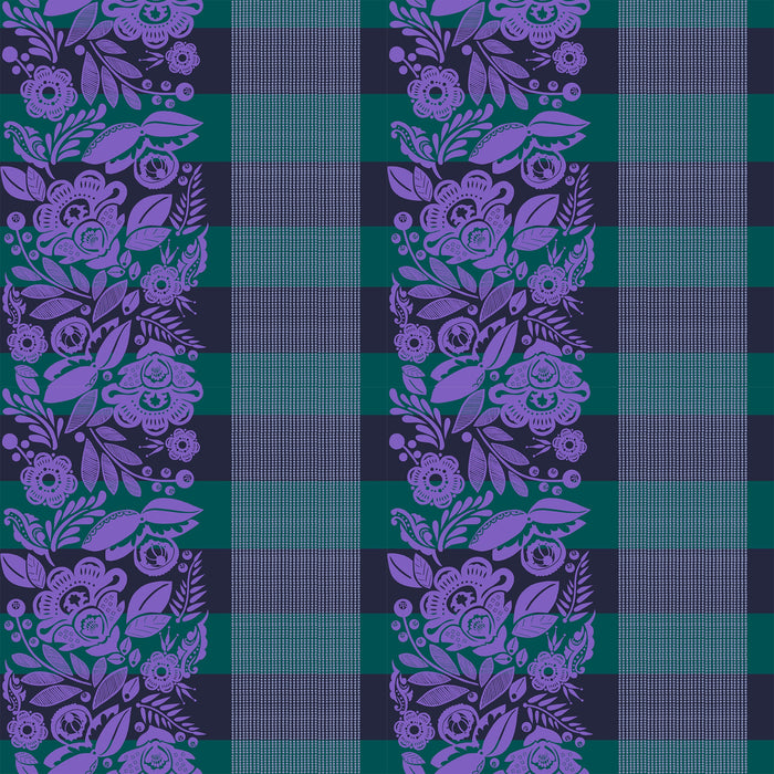 Perennial Borders Festival WIDEBACK 108" - Ocean fabric - BAMT141-82