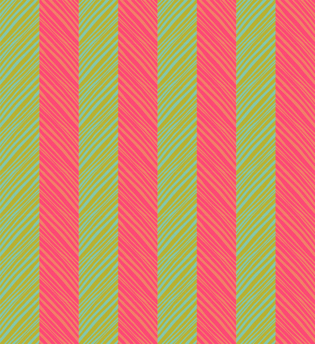 Perennial Borders Tipsy - Guava fabric - AMT140-23C