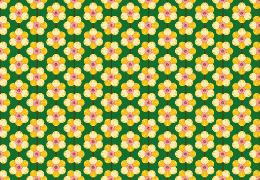 Iconic Verdant Daffodil Fabric - AMT126-54L